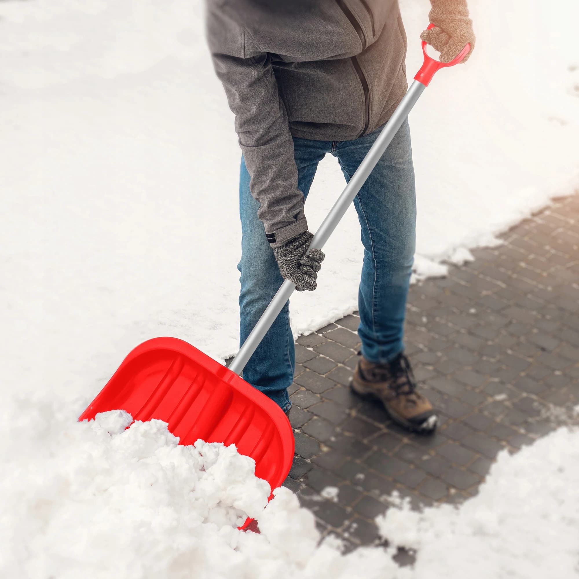 KADAX Duża Szufla do Śniegu Ergonomiczna ❄️